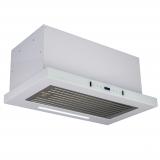 Вытяжка кухонная полновстраиваемая MACBI Perfa-60G-baf (WHITE) белый, D150мм, 1200м3/ч, мотор 230Ватт, стекло 60см, сенсорное управление + управление
