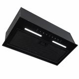 Вытяжка кухонная полновстраиваемая MACBI S-BOX-G55G (BLACK) черный, D120мм, 800м3/ч, мотор 70Ватт, стекло 55см, управл. сенсорное + управл. жестами [1
