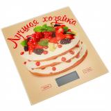 Василиса, ВА-006, Весы кухонные, электронные, до 5кг, стекло 