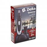 Фото товара - Delta, DL-4301, Триммер, батарейки 2*АА, для бороды, носа, усов, черно-серебристый [1] №2