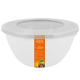 Фото товара - PlastRep Миска для смешивания Sugar&Spice Корица с крышкой 2,6л, белый зефир [1/13?] №1