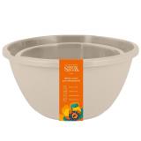 Фото товара - PlastRep Набор мисок для смешивания Sugar&Spice Корица 1,5л + 2,6л латте [1/6?] №1