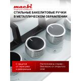 Фото товара - Варочная панель газовая MACBI MBH64WFGI.V2-WH, размеры 51х58,4см, 4 конфорки (+WOK), белое стекло 8мм () [1] №5
