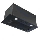 Вытяжка кухонная полновстраиваемая MACBI B-BOX-60GT черный, фасад окрашенный металл, D150мм, 1200м3/ч, мотор 230Ватт, управление сенсорное + жестами [