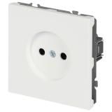 Фото товара - 15-2106-08 ЭРА Розетка без заземления, 2P 16А-250В IP20, Galaxy белый матовый [1] №2