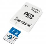Фото товара - Карта памяти micro SDHC 016GB UHS-I BLUE (с адаптером SD) [1?] №2