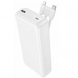 Borofone, BJ79А, Повербанк, Емкость (mAh): 20000, Li-ion, Вход: Type-C, Выход: 2 USB,Lightning,Type-C, Выходной ток (А): 2, белый [1]