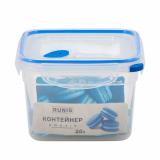 Следопыт Контейнер для продуктов RUNIS Arctic герметичный, с клапаном, квадратный, 2 л, пластик, цв. синий [1/6?]