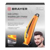 Фото товара - Brayer, BR3405, Машинка для стрижки волос, 5 Вт, работа  до 180 мин, аккумуляторная, Емкость (mAh): 1200, зарядка 2,5 ч, желтый [1] №4