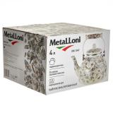 Фото товара - Metalloni EM-1347 Чайник эмалированный с керамической ручкой 4,0л.