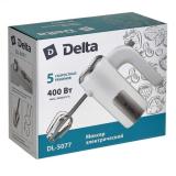 Фото товара - Delta, DL-5077, Миксер кухонный, ручной, 400 Вт, Число скоростей: 5, белый [1/20] №3