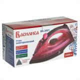 Фото товара - Василиса, ВА-2001, Утюг, 2200 Вт, подошва: тефлоновая, вертикальное отпаривание, паровой удар г/мин: 120, розово-коричн. [1/10] №3