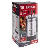 Фото товара - Delta, DL-6700, Электрошашлычница, 900 Вт, 5 шампуров, серебристый [1/6?] №3