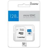 Карта памяти micro SDXC 128GB UHS-1, серия Blue, с адаптером SD Smartbuy [1]