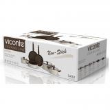 Фото товара - Vicont VC-11001AL Набор посуды, 10 предм. – ( КАСТРЮЛЯ С КРЫШКОЙ 3,0 л (d20 см),   КАСТРЮЛЯ С КРЫШКОЙ 4,9 л (d24 см), ЖАРОВНЯ С КРЫШКОЙ 4,6 л (d28 с [ №2