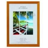 Фоторамка Image Art С18 30х40 деревянная из сосны, янтарь, вставка из пластика [1]