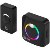 Фото товара - ЭРА POLYCOLOR C100 Звонок дверной беспроводной RGB подсветка чёрный 36 мелодий [1] №1